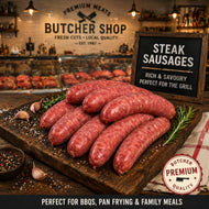 Fresh Steak Sausages 400g