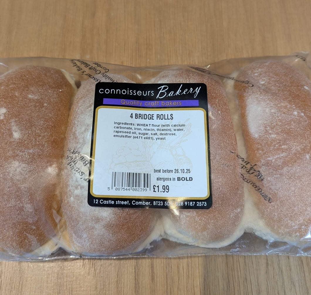 Connoisseurs Bakery – 4 Bridge Rolls
