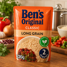 Load image into Gallery viewer, Bens Original Long Grain Rice 250g pouch
