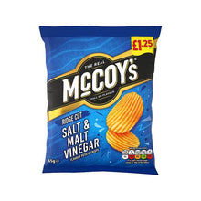 Load image into Gallery viewer, McCoys Salt &amp; Vinegar - 65g
