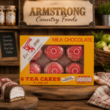 Load image into Gallery viewer, Tunnocks Milk Chocolate Teacakes 6X24g

