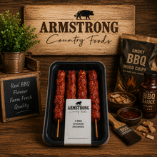 Load image into Gallery viewer, BBQ Chicken Skewers - 4 pack
