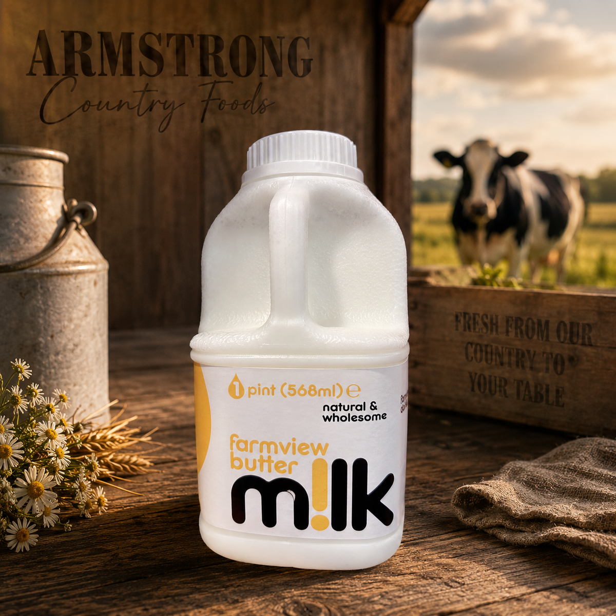 Buttermilk - 1 Pint – Armstrong Country Foods