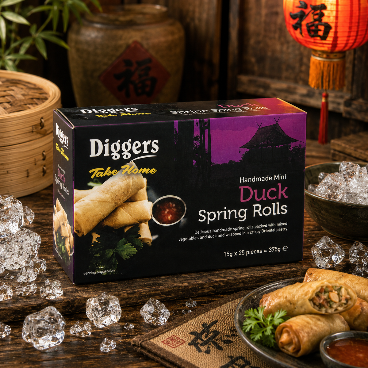 Diggers Duck Spring Rolls - 375g – Armstrong Country Foods