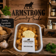 Crispy Garlic Potato Cubes