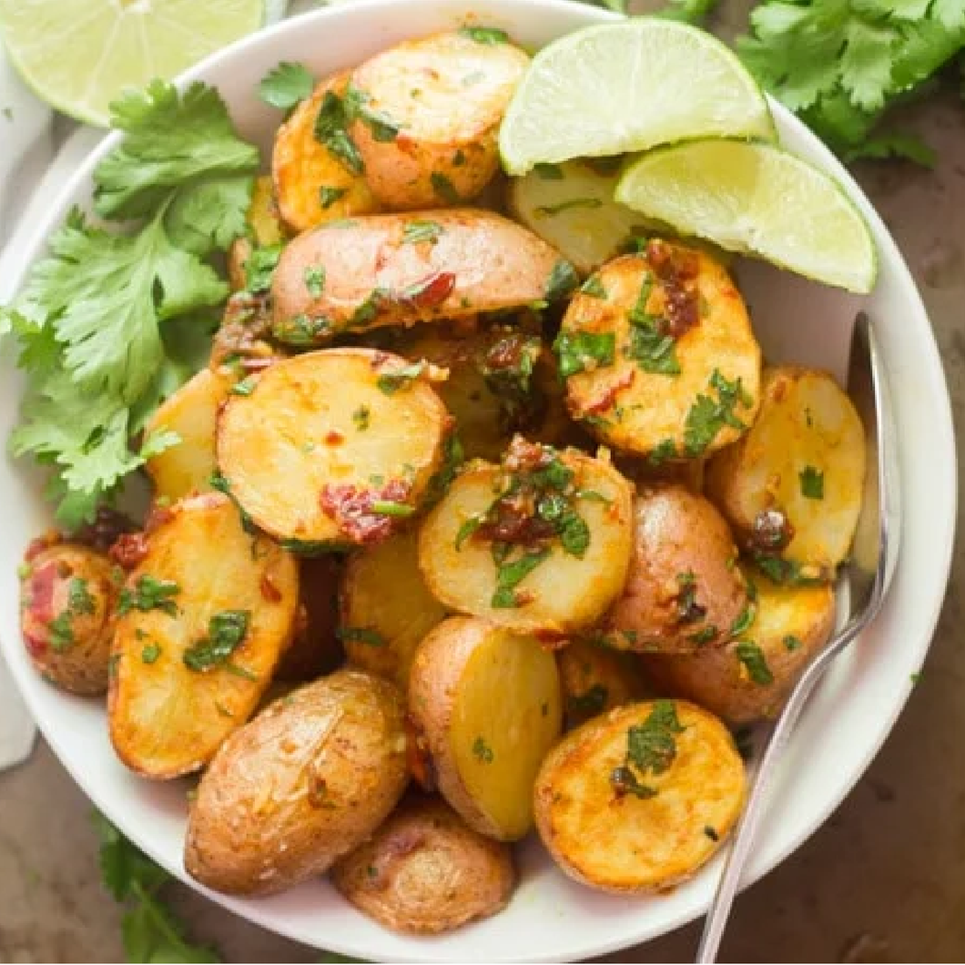 Ginger, Chilli and Lime Baby Potatoes