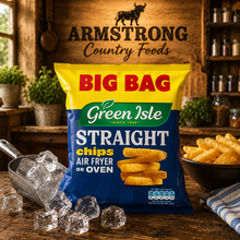 Load image into Gallery viewer, Green Isle Straight Oven Chips 1.3kg
