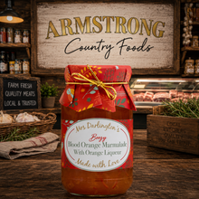 Load image into Gallery viewer, Mrs Darlingtons - Blood Orange Marmalade With Orange Liqueur
