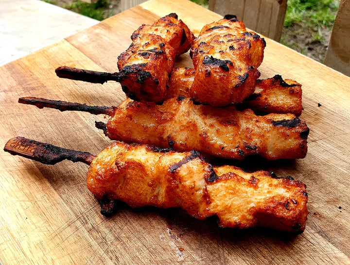 4 Chicken Kebab Skewers - 400g  - Plain
