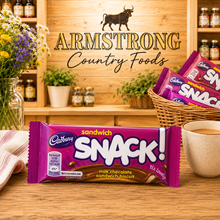 Load image into Gallery viewer, Cadbury Snack Sandwich Biscuit, 6 x 22 g
