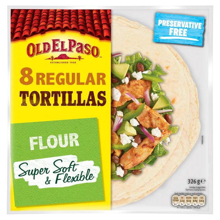 Old El Paso 8 Regular Tortillas
