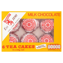 Load image into Gallery viewer, Tunnocks Milk Chocolate Teacakes 6X24g
