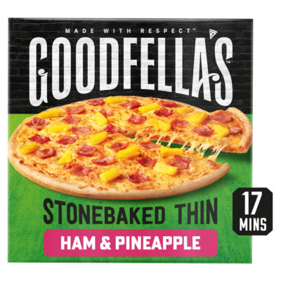 Goodfellas Stonebaked Thin Ham & Pinapple