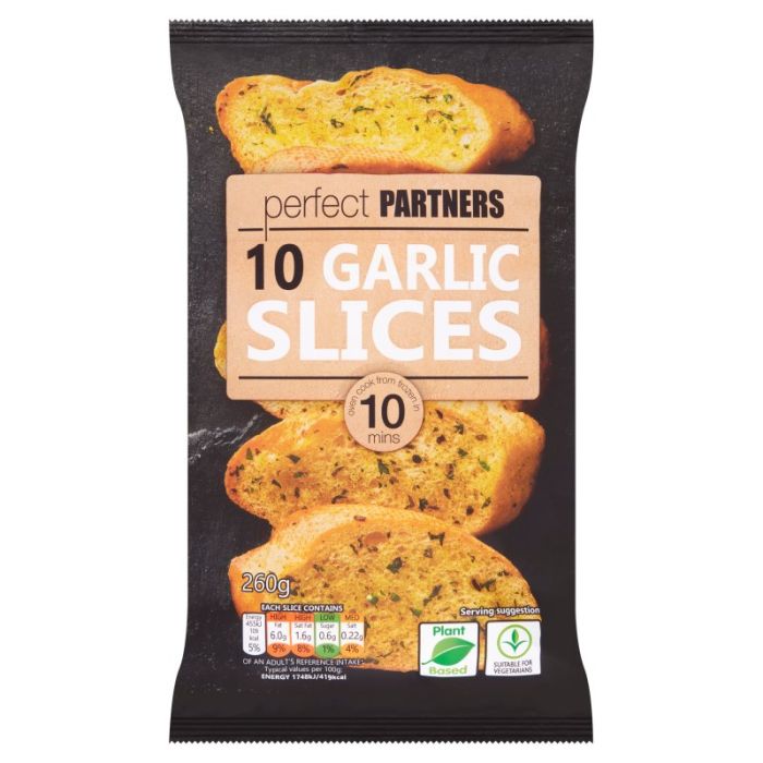 10 Garlic Bread Slices - 260g