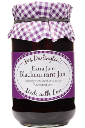 Mrs Darlingtons Extra Jam Blackcurrant Jam
