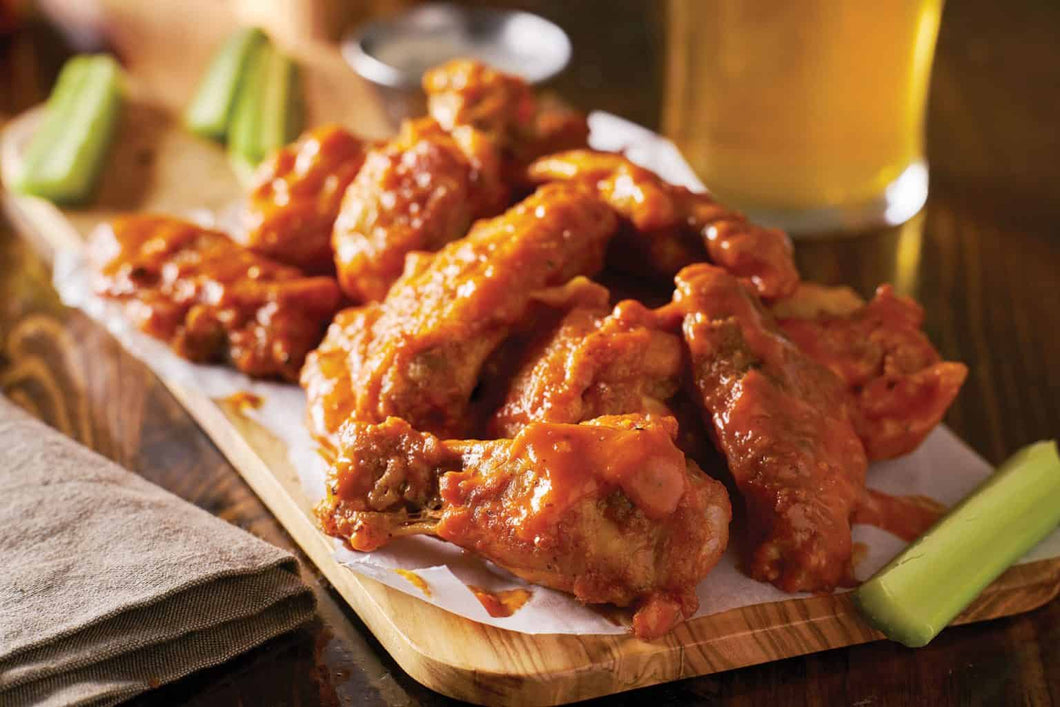 Buffalo Chicken Wings - Cooked - 1KG Bag
