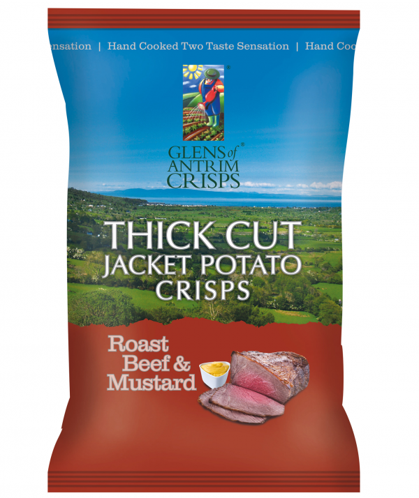 Glens Of Antrim Roast Beef and Mustard Crisps
