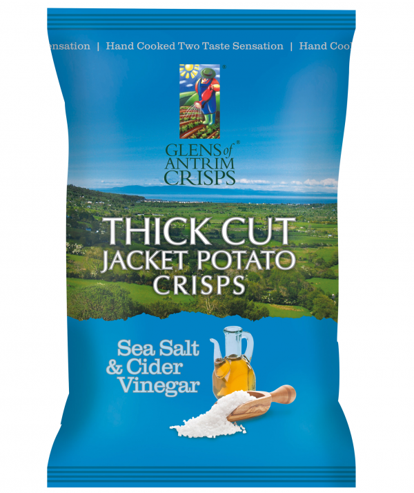 Glens Of Antrim Sea Salt and Cider Vinegar Crisps