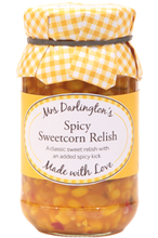 Load image into Gallery viewer, Mrs Darlingtons Spicy Sweetcorn Relish

