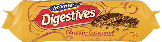McVities Caramel Digestives - 250g