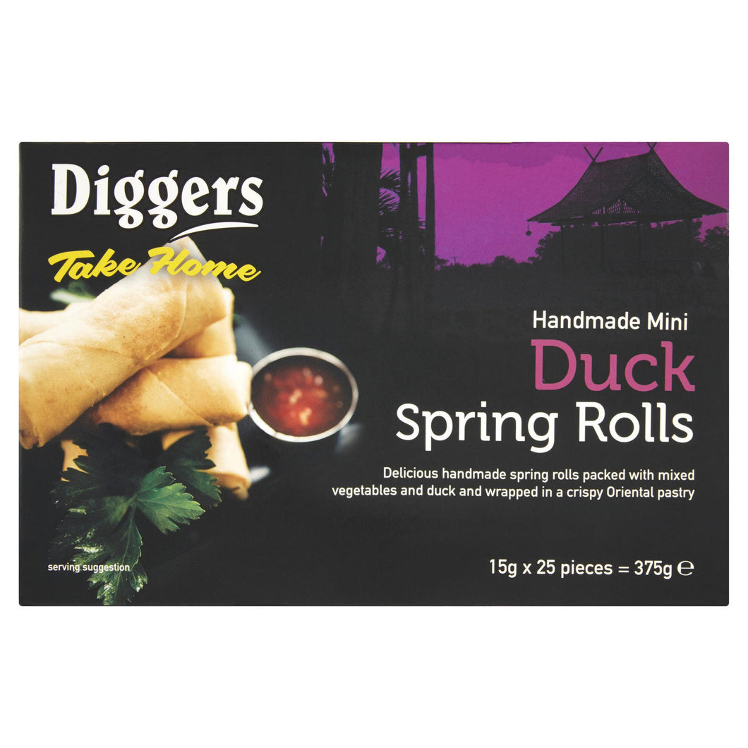 Diggers Duck Spring Rolls - 375g
