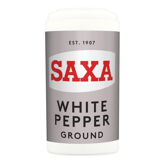 Saxa Ground White Pepper - 25g