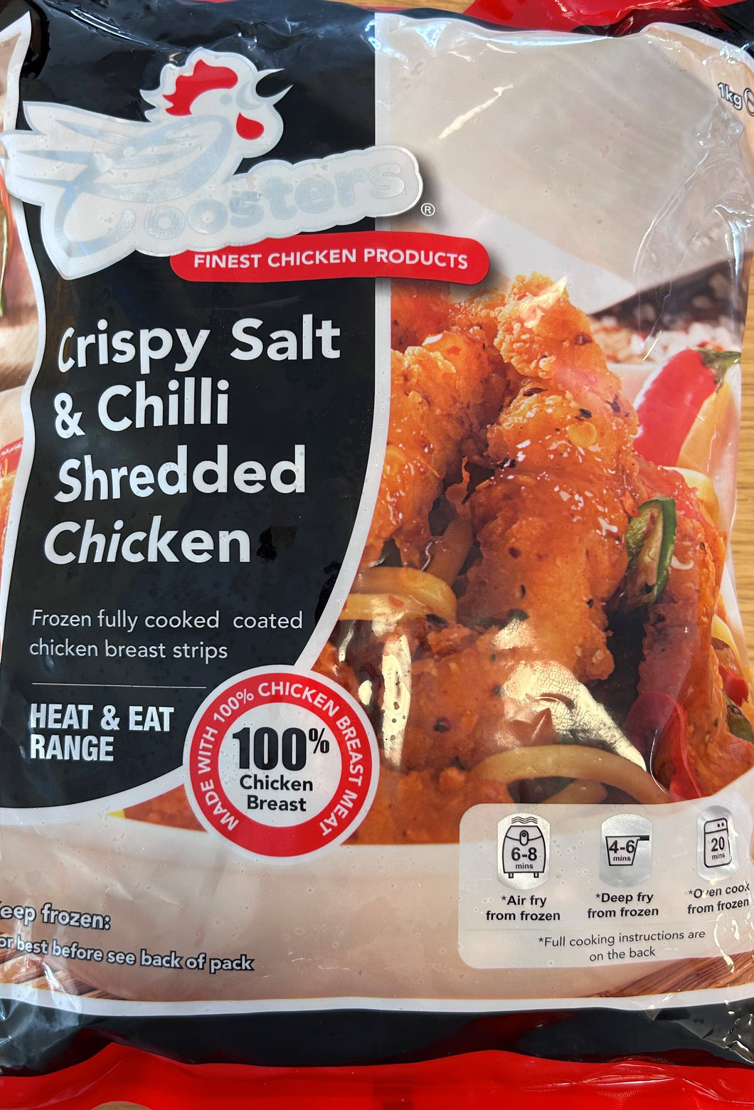 Frozen Crispy Salt & Chilli Shredded Chicken - 1kg