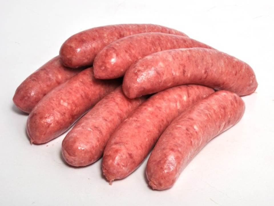 Steak & Cracked Black Pepper Sausages 400g